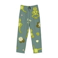 thumbnail image 4 of Disketp Cute Yoga Frogs Men'S Pajama Pants - Ultra Soft Fleece Sleep And Lounge Pants (Size: S-Xxl), 4 of 9