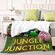 thumbnail image 4 of Junction Jungle anti-pilling, suave, ligera, esponjosa y acogedora de lujo para hogar y cocina – Perfecta para niños y adultos,130X150cm, 4 of 6