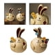 thumbnail image 3 of 2 piezas de esculturas de cabeza, estatuas de animales, figuras artesanales, miniaturas decorativas, arte S, 3 of 9