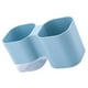 thumbnail image 3 of Soporte para bolígrafo Caja de almacenamiento de cepillo de escritorio desmontable Maceta de decoración de plástico para oficina en casa, Azul claro sidaley HA005200-04, 3 of 6