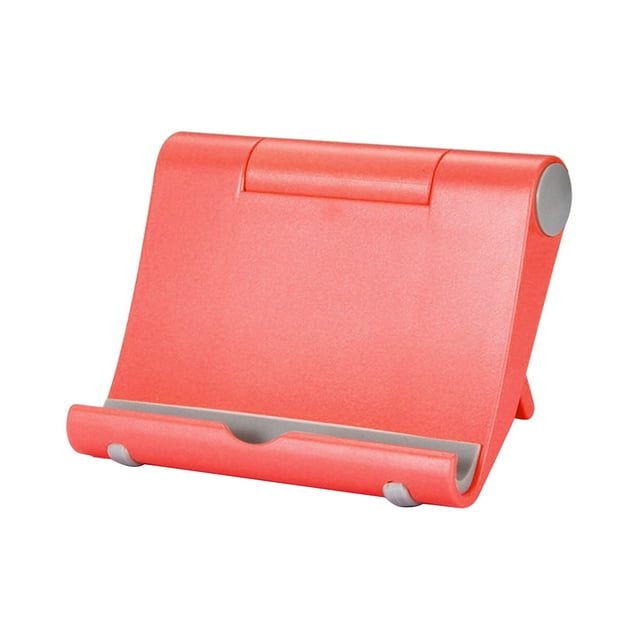 MasteelfCA Support Universel Pliable pour Cellulaire, Tablette, Téléphone Intelligent, Tablette MP5 et Plus d'Appareils (Rouge)