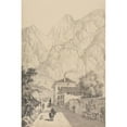 thumbnail image 2 of Sir Charles D'Oyly 11x14 Gold Ornate Wood Frame and Double Matted Museum Art Print Titled - Castle of Salurn Near the Town (1840), 2 of 4