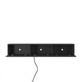 thumbnail image 6 of Floating TV Stand Wall Mounted with 16 Color LEDs,69" Modern TV Stand, Floating TV Cabinet Entertainment Center for 55 60 65 Inch TV,Black, 6 of 8