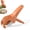 Orange, variant on Multifunctional Fruit and Vegetable Slicer, Cucumber Divider, Press & Cut, Stainless Steel Blades, Ideal for Bananas, Cucumbers, Carrots, Peppers, Sausages