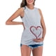 thumbnail image 1 of Mujer Maternidad Top Cuello Redondo Chaleco Sin Mangas Calor Bebé Pies Estampado Color Sólido Odeerbi  ODB123342, 1 of 6