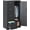 Black, variant on Metal Storage Vertical Filing Cabinet with Lock, Steel File Locker with 4 Drawers and 1 door for School, Living Room, Bedroom, Office (Black)