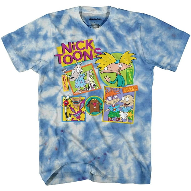 Nickelodeon - Nickelodeon Mens 90's Classic Shirt - Rugrats, Invader ...
