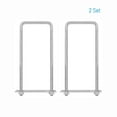 thumbnail image 5 of 2 Sets 304 Stainless Steel Square U-Bolts 2.36"(60mm) Inner Width, 6.3"(160mm) Length Stainless M8 with Nuts, Frame Plate, Accessories for Automobiles Trailer, Boat Trailer Industrial Parts, 5 of 9