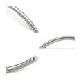 thumbnail image 3 of Set Of 10 Furniture Handles Stainless Steel Kitchen Furniture Handle - Stainless Steel Brushed Nickel Kitchen Door Handle Center Distance 128mm Silver, 3 of 4
