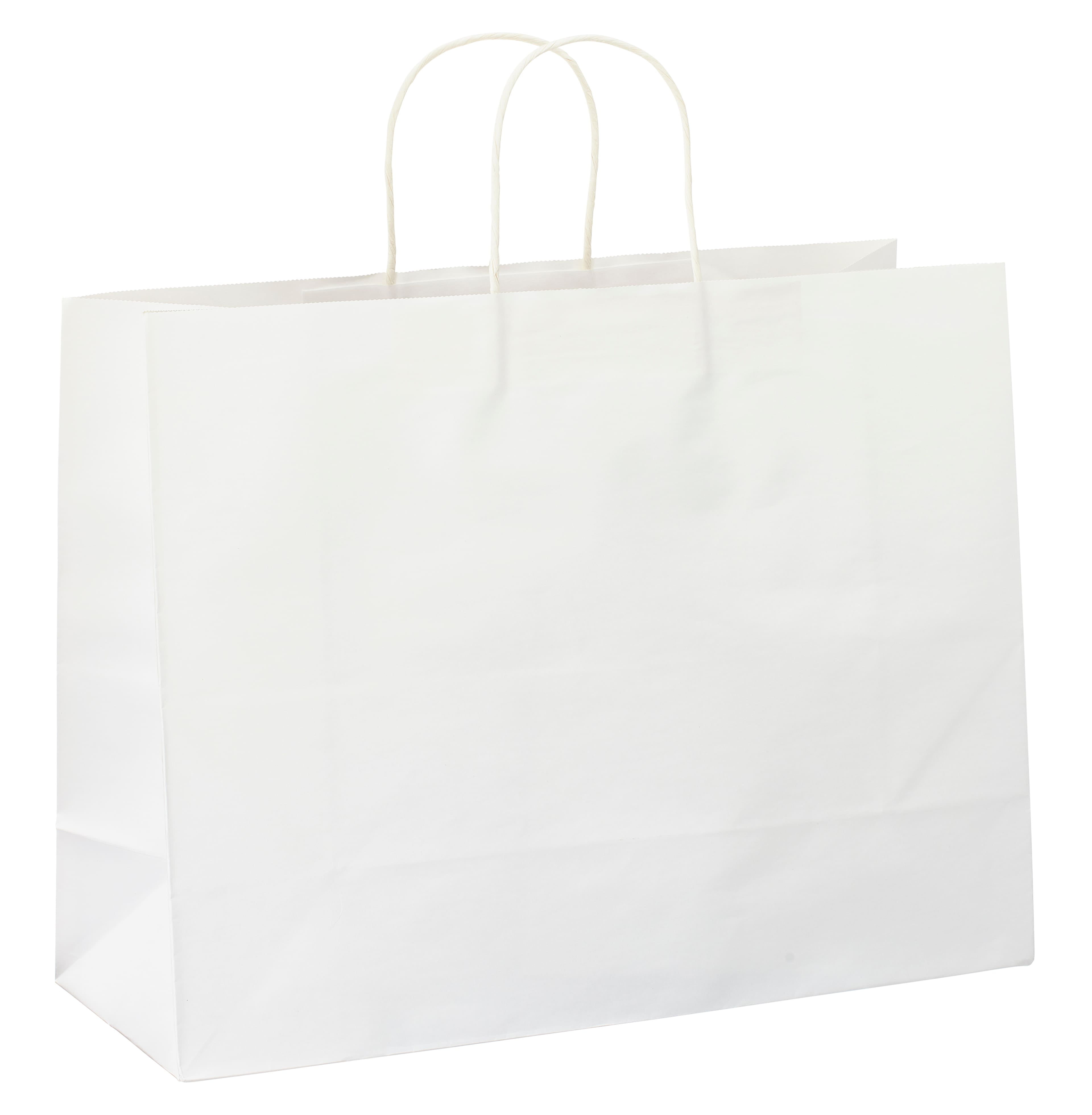 24 Pack White Paper Gift Bag by Celebrate It™