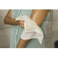 thumbnail image 6 of 5Pack Soft-Weave Wash Cloths for Face and Body, Exfoliating Washcloth, White, Small, 6 of 7