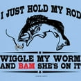 thumbnail image 3 of CafePress - Hold My Rod T Shirt - Men's Classic Graphic T-Shirt, 3 of 4