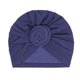 thumbnail image 5 of Qarigey Hijab interior con nudo de turbante, Cruz étnica, estilo Simple, gorros universales lisos, gorro femenino, adornos para fiesta, azul marino Armada 2piezas Qarigey CBP379467, 5 of 5