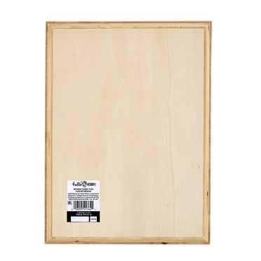 Hello Hobby Wood Rectangle Plaque, 9" x 12"