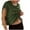 Z1-Army Green, variant on NSLGXD Women Short Sleeve Workout Shirts Open Back Tops Casual Loose Gym Running Yoga Shirt Athletic Tee Activewear Crop Tops