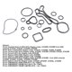 thumbnail image 4 of Engine Oil Cooler Gasket Seals Set 55355603 Repair Kit Fit for Vauxhall Astra, 4 of 4