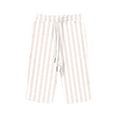 thumbnail image 4 of fatyb Women's Striped Knee Length Shorts Drawstring Casual Shorts Loose Lounge Short Pants with Pockets, 4 of 4