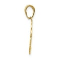 thumbnail image 2 of Auriga 14K Yellow Gold Hummingbird Flower In Frame Pendant for Women (L-23 mm,W-16 mm), 2 of 5