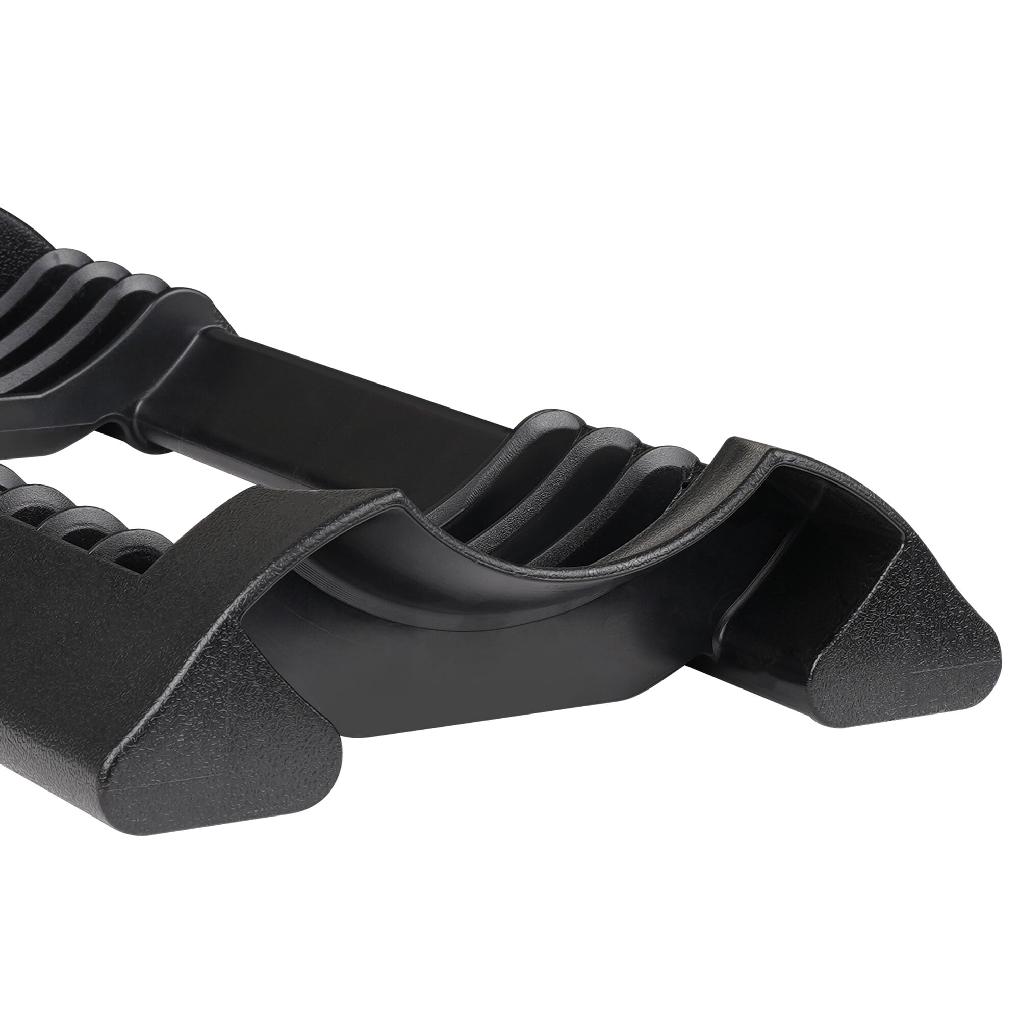Black Adjustable Dumbbell Set 52 lbs, Steel Weight Plates with Plastic Handles 14.7"L x 8.07"W x 7.68"H