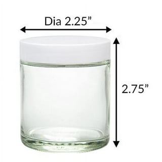 DWK Life Sciences Kimble™ Clear Glass Straight-Sided Jars, Tall: Pulp/Vinyl  Cap