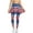 American Flag Splash Paws Blue, variant on SCRAWLGOD Beehive Bee Beige Daisy Pink Comfy Golf Tennis Skirt with Leggings for Women Polyester Spandex Soft Yoga Skirted Leggings Active Skorts Leggings Fashionable Outfits, L
