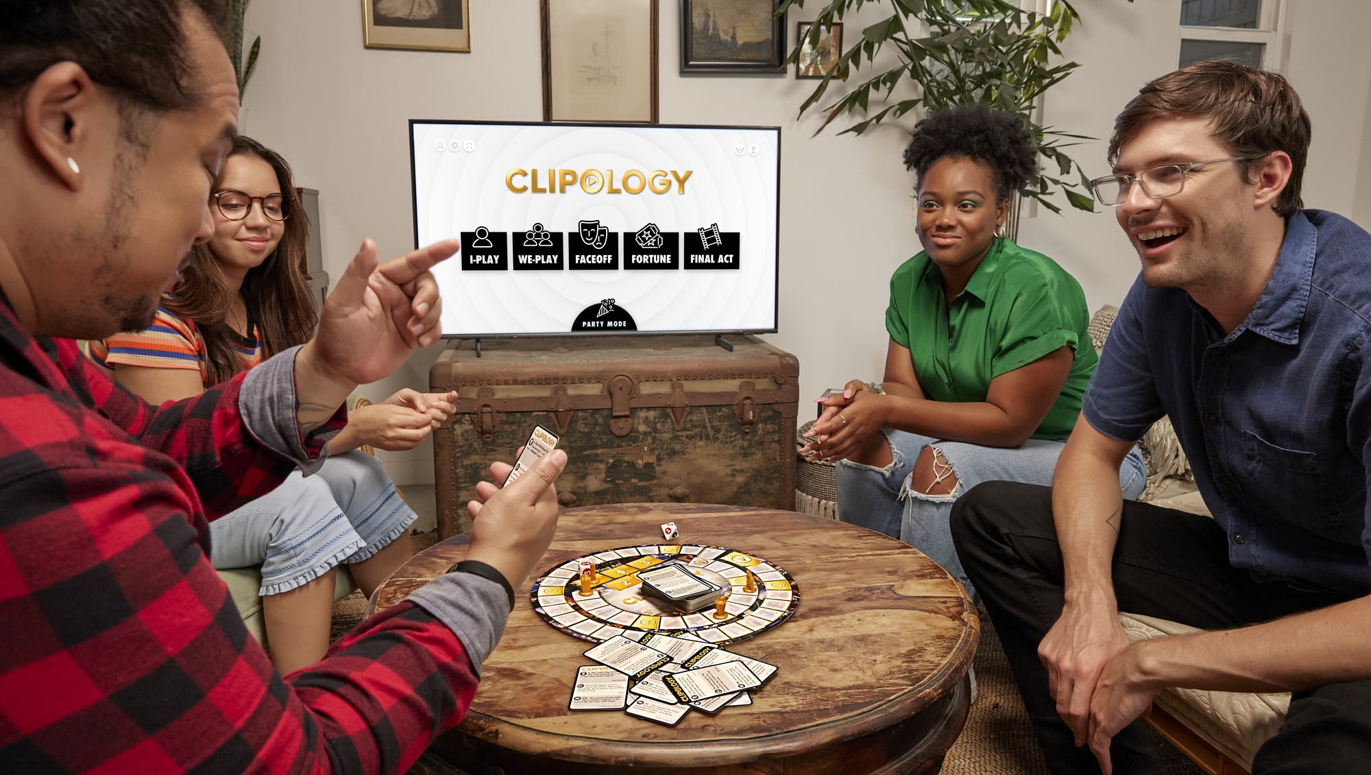 Clipology the Premier Streaming Board Game, Family Games, Moose Games, Ages 13+