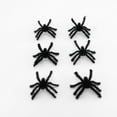 thumbnail image 3 of FELTECHELECTR 20 piezas de arañas de peluche de 5 mm para cosplay, juguetes de plástico artificiales para Halloween, fiestas, noches de miedo (negro), 3 of 6