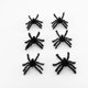 thumbnail image 3 of FELTECHELECTR 20 piezas de arañas de peluche de 5 mm para cosplay, juguetes de plástico artificiales para Halloween, fiestas, noches de miedo (negro), 3 of 6