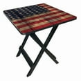 thumbnail image 5 of Ozark Trail 19-inch Plastic Folding Outdoor Camp Side Table, Flag Print, 5 of 9