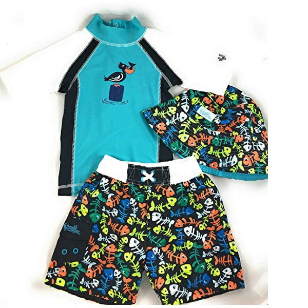 UV Skinz UV Skinz Boys 3piece Swim Suit Set, UPF 50+ Sun Protection