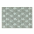 thumbnail image 1 of Leaf Cutting Board, Hand Drawn Style Flowers with Swirling Lines Spring Blossoms, Decorative Tempered Glass Cutting and Serving Board, Small Size, Warm Taupe and White, by Ambesonne, 1 of 1