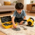 thumbnail image 2 of PatungKu Kids Leaf Blower Toy for Garden Debris Battery Operated Indoor Cleaning Tool Safe &Realistic Design Low Noise Operation, 2 of 7