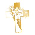thumbnail image 4 of LOVIVER Resurrected Statue Wall Sculpture Jesus Figures Collection Ornament Background Hanging Decoration for Bedroom Chapel Living Room Gold, 4 of 8