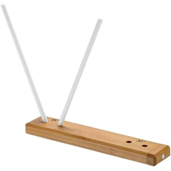 9.8" Ceramic Crock Knife Sharpener - 2 Rod Turn Box, 2000 Grit (1 Pack, White)$$Home Decor, Kitchen, & Other