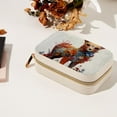 thumbnail image 7 of Floral Animal Decorative Velvet Jewelry Box with Removable Compartment - Portable Necklace Organizer - Great Gift!, 7 of 7
