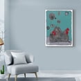 thumbnail image 3 of Trademark Fine Art 'Black And White Hens Blue' Canvas Art by Maria Pietri Lalor, 3 of 3