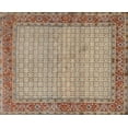 thumbnail image 1 of Ahgly Company Machine Washable Indoor Rectangle Traditional Dark Sienna Brown Area Rugs, 8' x 10', 1 of 7