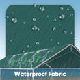 thumbnail image 4 of Quictent Carport Replacement Tarp Canopy Top Cover with Bungees Balls, for 10x20 ft Garage Party Tent Shelter - Green, One Roof Only, 4 of 8