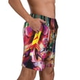 thumbnail image 3 of Power Rangers Mens Swim Trunks Quick Dry Board Shorts with Mesh Lining, Hawaii Beach Shorts Swimwear Bathing Suits, 3 of 7