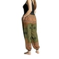 thumbnail image 4 of CosplaySpa Women's Harem Boho Palazzo Pants, Elastic, Drawstring, Plus Size, 4 of 8