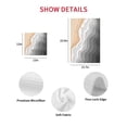 thumbnail image 7 of Grey Geometric Beach Kitchen Dish Towels for Drying Dishes Set of 2, Ombre Waves Moire Abstract Art Waffle Weave Microfiber Hand Tea Bathroom Towels Quick Dry & Absorbent Towel 12x12, 7 of 7
