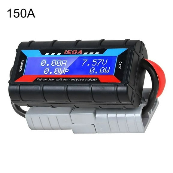 Lcd Digital Ampere Watt Meter Power Analyzer Solar Rv Meter For Anderson