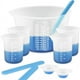 thumbnail image 1 of Vasos medidores de silicona para resina epoxi, suministros de resina con vasos de silicona de 600 y 100 ml, varillas mezcladoras de silicona, herramienta para mezclar, 1 of 5