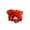 A-E, variant on Eyeball Orange Faux Rose – Dark Themed Artificial Flower for Home or Event, Plastic with Realistic Touch, Ideal for Halloween or Themed Party, Easy to Style, Durable, Unique Conversation Piece