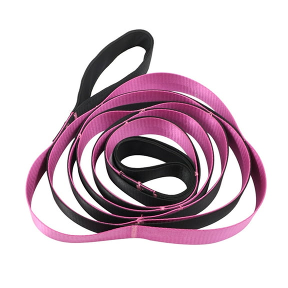 Nylon Yoga Strap Physical Therapy Rehab Multi-Loop Exercise Straps Non-elastic for Fitness Equipment Pilates Dance and Gymnastics