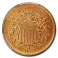thumbnail image 2 of 1869 Two Cent Piece MS-66 PCGS (Red), 2 of 3