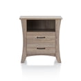 thumbnail image 7 of HomeRoots Furniture Nightstand, Rustic Natural - Particle Board, MDF Rustic Natural, 7 of 7