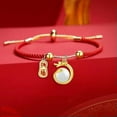 thumbnail image 6 of EOEMY Lucky Red Rope Bracelet Adjustable Chain Women The Year Of The Dragon Jewelry-#7, 6 of 8