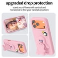 thumbnail image 4 of For IPhone 17 Pro Max Case Cartoon Penguin Baby Stand EVA Environmental Protection Anti Fall Phone Protective Cover,Pink,For iPhone 17 Pro Max, 4 of 8