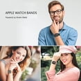 thumbnail image 2 of Stainless Steel Loop Replacement Bands, Premium Material Mesh Loop with Strong Magnetic Clasp for Apple Watch Ultra Series, Exquisite Appearance Dual Magnetic Clasp Strap for Men Women, 41mm, 2 of 5